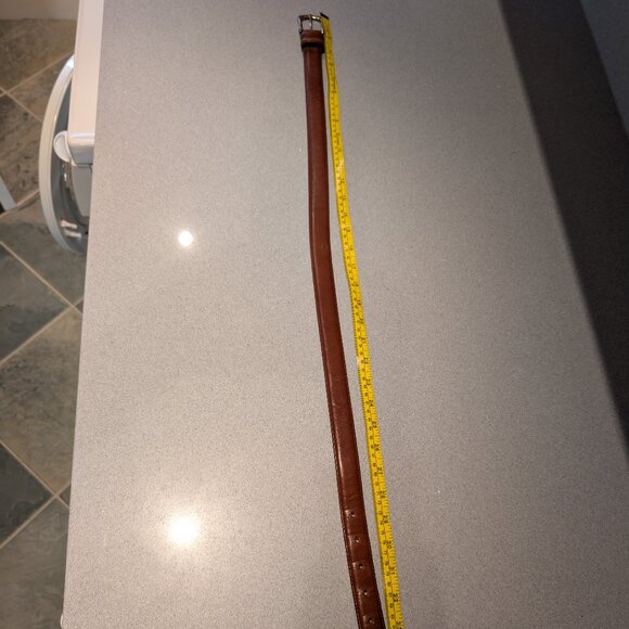 Coach British Tan Leather Belt - Picture 7 of 8